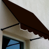 Awntech SANT33-10BRN Window/Entry Awning 10-3/8'W x 3-11/16'H x 3'D Brown