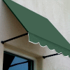 Awntech SANT33-8S, Window/Entry Awning 8-3/8'W x 3-11/16'H x 3'D Sage