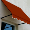 Awntech SANT33-10TER Window/Entry Awning 10-3/8'W x 3-11/16'H x 3'D Terra Cotta