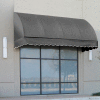 Awntech CS33-6G, Window/Entry Awning 6' 4-1/2"W x 3'D x 3' 8"H Gray