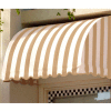 Awntech RS22-6TW, Window/Entry Awning 6' 4-1/2" W x 2'D x 2' 7"H Linen/White
