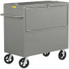 Little Giant&#174; Security Box Truck SBS-3060-6MR Solid Sides 30 x 60 with 6" Mold-on Rubber Wheels