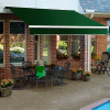 Awntech SCM18-72-F, Retractable Awning Manual 18'W x 10'D x 10"H Forest Green