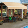 Awntech SCR20-2-L, Retractable Awning Right Motor 20'W x 10'D x 10"H Linen