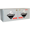 Stak-a-Cab™ Combo Acid (10x2.5 Liter)/Base (10x2.5 Liter) Cabinet, 47"W x 18"D x 18"H