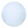Satco 50-154 Blown Glossy Opal Neckless Ball 10-in. Diameter