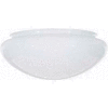 Satco 50-330 Sprayed Inside White Mushroom Glass 9-1/2-in. Diameter
