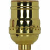 Satco 80-1029 Short Keyless Socket w/Screw Terminal Less Set Screw - Polished Nickel