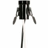 Satco 80-1093 Candelabra Base Phenolic Socket with Spring Clip and 24-in. Leads Brown