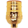 Satco 80-1100 Short Keyless Socket w/Screw Terminal and Set Screw - Nickel