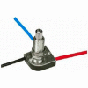 Satco 80-1129 3-Way Metal Push Switch 3/8-in. Bushing Nickel Finish