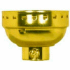 Satco 80-1242 Aluminum Cap - 1/8 IP w/Set Screw - Brite Gilt