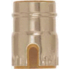 Satco 80-1351 Solid Brass Shell w/ Paper Liner Pull Chain/Turn Knob - Polished Nickel