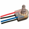 Satco 80-1360 On-Off Lighted Rotary Switch Nickel Finish