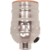 Satco 80-1373 Short Keyless Socket w/Side Outlet - Nickel