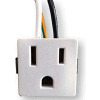 Satco 80-1408 4 Wire 2 Pole Snap-In Convenience Outlet
