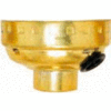 Satco 80-1435 Aluminum Cap - 1/8 IP Sideout Hole - Nickel