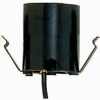 Satco 80-1645 Keyless Lampholder  U-Clip Snap-In Socket for 3-1/4-in. - 4-in. Holders