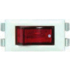 Satco 80-1820 Lighted On-Off Phenolic Rocker Switch w/Dot White