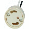 Satco 80-1858 Electronic Socket Cap 24-in. 18AWM 105-#176; Leads - U Channel