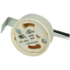 Satco 80-1861 Electronic Socket Cap 24-in. 18AWM 105-#176; Leads - L Bracket