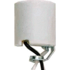 Satco 80-2182 Keyless Unglazed Porcelain Socket w/Hickey and 20-in. Leads