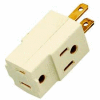 Satco 90-1120 Triple Cube Tap Ivory