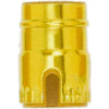 Satco 90-1145 Aluminum Shell - Pull Chain/Turn Knob - Brite Gilt