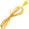 Satco 90-1526 8 Ft. Cord Set, 18/2 SPT-1, Clear Gold