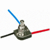 Satco 90-1679 3-Way Metal Push Switch Nickel Finish