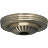 Satco 90-1683 Ribbed Canopy - Antique Brass Finish 1-1/16-in. Center Hole