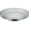 Satco 90-1685 Ribbed Canopy - White Finish