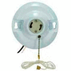 Satco 90-2582 GU24 Fluorescent Porcelain Receptacle w/Pull-Chain and Leads