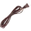 Satco 90-2598 7 Ft. Cord Set, 18/2 SPT-1, Brown