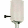 Satco 90-428 Unglazed Porcelain 3-Way Turn Knob Mogul Socket w/Hickey