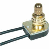 Satco 90-501 On-Off Metal Rotary Switch Brass Finish
