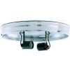 Satco 90-685 10-in. Two Light Ceiling Pan - White Finish