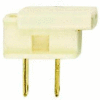 Satco 90-696 Slide Plug-Polarized 18/2-SPT-2  Ivory
