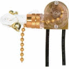 Satco 90-704 On-Off Canopy Switch Brass Finish