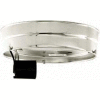 Satco 90-755 6-in. One Light Ceiling Pan - Chrome Finish