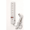 Satco 91-221 4' Cord 6 Outlet Superior Surge Strip