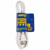 Satco 93-194 9 Ft. Extension Cord 16/2 SPT-2, White