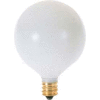 Satco S3832 60g16 1/2/W 60w Incandescent W/ Candelabra Base, 120v, Satin White Bulb - Pkg Qty 25