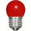 Satco S9165 1.2W LED S11 Night Light Bulb Medium Base Ceramic Red