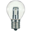 Satco S9167 1.2W LED S11 Night Light Bulb Intermediate Base Clear 2700K