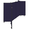 6 Panel Display Tower, 5'9"H, Fabric - Navy