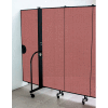 Screenflex 4'H Door - Mounted to End of Room Divider - Rose