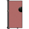 Screenflex 5'H Door - Mounted to End of Room Divider - Rose