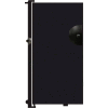 Screenflex 5'H Door - Mounted to End of Room Divider - Charcoal Black