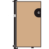 Screenflex 5'H Door - Mounted to End of Room Divider - Sand